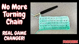 🧶 No More Turning Chain Absolute GAME CHANGER! #crochet | Crochet Rocks 😳
