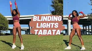 4 MIN Tabata Workout to Recharge Positive Energy | Blinding Lights