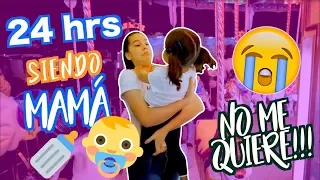 24 HORAS SIENDO MAMÁ (Fui mamá por un día)👶🍼/ NATALYPOP