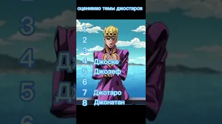 оцениваю темы Джостаров #джоджо #jojo #jojobizarreadventure #kakyo1n #anime #оценка #негр