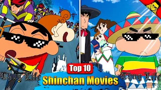 Top 10 Crayon Shin-Chan Movie List in Tamil | Shin-Chan Thug life Movies