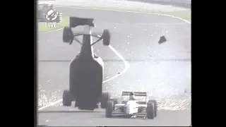 Big crash Christian Fittipaldi Monza 1993
