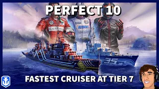 Perfect 10 is a Plymouth.....But MUCH Faster in World of Warships Legends 4K