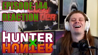 HUNTER X HUNTER EPISODE 144 REACTION AND REVIEW!