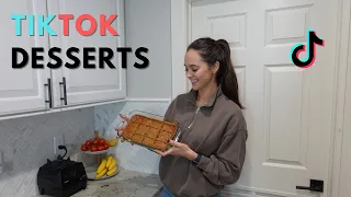 TESTING HEALTHY VIRAL TIKTOK DESSERTS