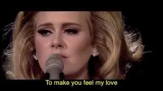 Adele - Make You Feel My Love (w/ lyrics)