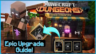 EPIC Stratergy to upgrade gear instantly! Minecraft Dungeons