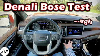 2021 GMC Yukon Denali – Bose 14-speaker Sound System Review