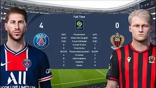 PES 2021 | Paris Saint-Germain vs Nice  in Ligue 1