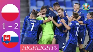 Poland vs Slovakia 1 - 2 | Euro 2020 | Extended Highlights & All Goals | 2021