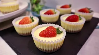 Easy Mini Cheesecakes | Just 5 Ingredients!