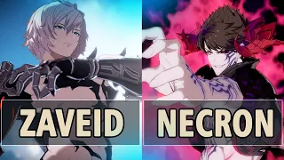 GBVSR:🔥Zaveid (Lucilius) Vs Necron (Avatar Belial)🔥| High Level Gameplay.