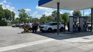 Scene video: Shooting at Savannah gas station