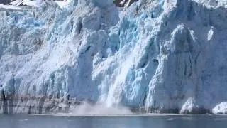 Kenai Fjords Holgate Glacier Calving 2013 HD