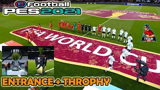 PES 2021 entrance and trophies smoke patch v4