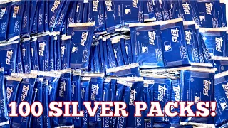 OPENING 100 SILVER PACKS OF 2024 TOPPS SERIES 1!