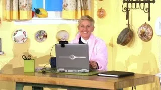 Ellen Works from Home