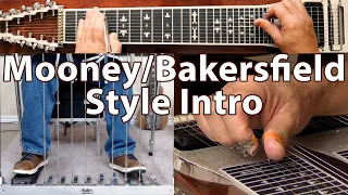 Mooney/Bakersfield Style Intro in F | Pedal Steel Guitar Lesson