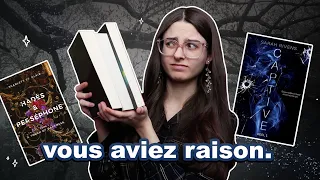 ON M'A DIT QUE J'ALLAIS DÉTESTER CES LIVRES, alors je les ai lus | Vlog lecture anti-recommandation