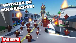 QUE PASARÍA SI CUCARACHOXI Y SUS CUCARACHAS INVADEN BROOKHAVEN? (ROBLOX)