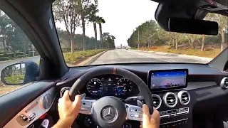 2021 Mercedes-AMG GLC 63 S Coupe POV Test Drive (3D Audio)(ASMR)