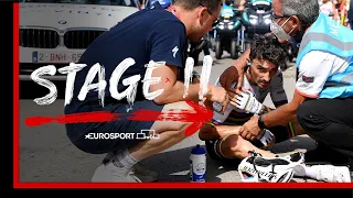 Kaden Groves grabs stage win to heal BikeExchange pain | 2022 Vuelta a España - Stage 11 Highlights