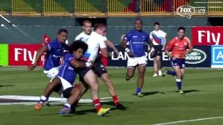 World Series 7s Dubai. Мировая серия 2013/2014. Мужчины.  Регби 7. Самоа - Россия.