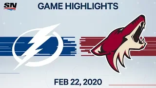 NHL Highlights | Lightning vs. Coyotes – Feb. 22, 2020