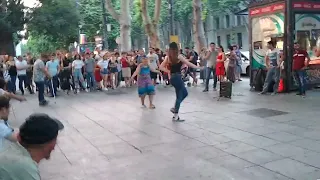 Street dance with Grandma- Tbilisi,Georgia,