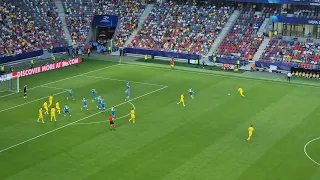 Highlights: Romania 0-1 Ukraine Stadium View in UEFA EURO U21 2023