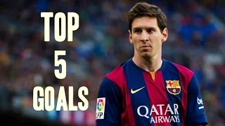 Lionel Messi ● Top 5 Best Goals ever in his Career | HD