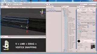 How to use vertex snapping in Unity