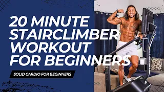 20 MIN STAIRCLIMBER WORKOUT FOR BEGINNERS | BOOST CARDIO & TORCH FAT