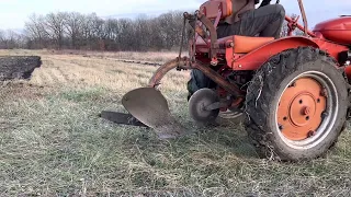 Allis Chalmers B with Mounted Plow