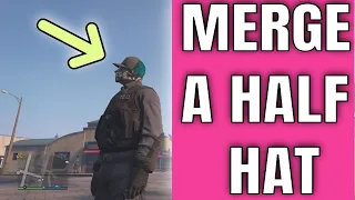 🤠 MERGE A HALF HAT TO ANY OUTFIT 🤠 GTA V #ALL-CONSOLES #MERGE #CLOTHINGGLITCHES #ONLINE #OLDBUTGOLD