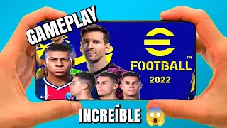 EFOOTBALL 2022 MOBILE ASI ES LA NUEVA VERSIÓN FINAL!!! QUE PASA SI HAGO ESTO GRÁFICOS 😱 GAMEPLAY