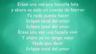 Yuridia ft Patricio   Eclipse total del amor letra