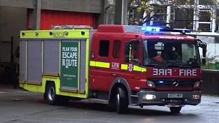 [HI-LOWS] London Fire Brigade - Fire Rescue Unit A216 Paddington responding to a Major Grass Fire!