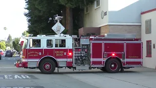 Santa Cruz Fire Department Engine 3110 Responding