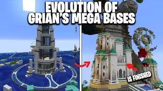 GRIAN'S Hermitcraft MEGA BASES! (Season 6 - Season 9)