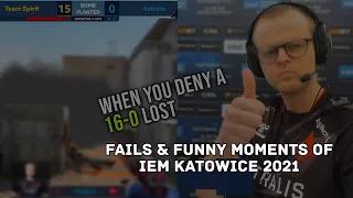 FUNNY & FAILS MOMENTS OF IEM KATOWICE 2021