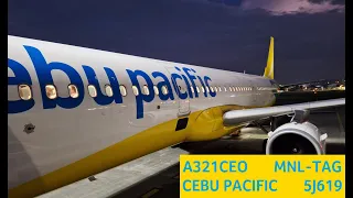 FLIGHT | Cebu Pacific A321ceo RP-C4116 | Manila (MNL) - Bohol Panglao (TAG)