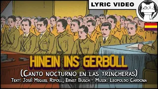 Hinein ins Gebrüll - Ernst Busch [⭐ LYRICS GER/ENG] [German Communist Song]