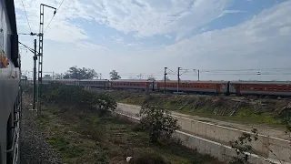 12358/Durgiana Express | Amritsar to Kolkata | Crossing SIRHIND JN at 130kmph