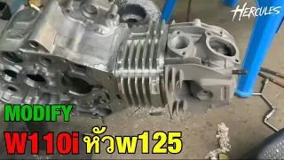 Modified cylinder block Wave 125. Put on the Wave 110i.