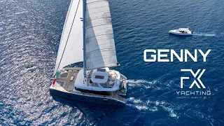 GENNY @SUNREEFYACHTSOFFICIAL Sunreef 80 ⛵ Crewed Sailing #Catamaran #yachtcharter @fxyachting Greece