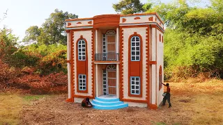 Building The Most Beautiful 2-Storey Classical Villa By Primitive Daily life [Episode 2]