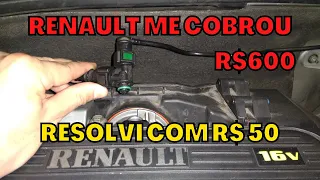 Linha Renault 1.6 16v Flex - Conector Y do TBI-Cânister-Partida a Frio