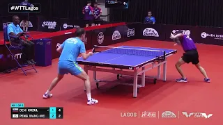 Deni Kozul vs Peng Wang-Wei | MS Qual | WTT Contender Lagos 2023