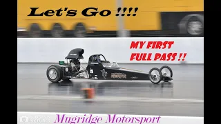 First full pass in my Jr Comp Dragster with NO issues !!